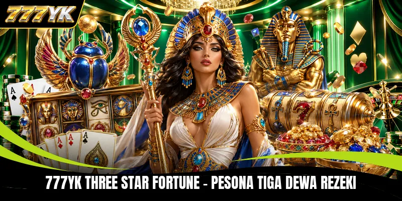 777YK Three Star Fortune - Pesona Tiga Dewa Rezeki