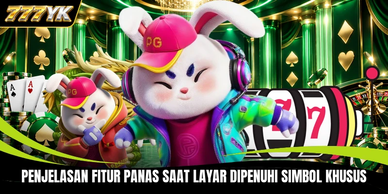 Penjelasan fitur panas saat layar dipenuhi simbol khusus
